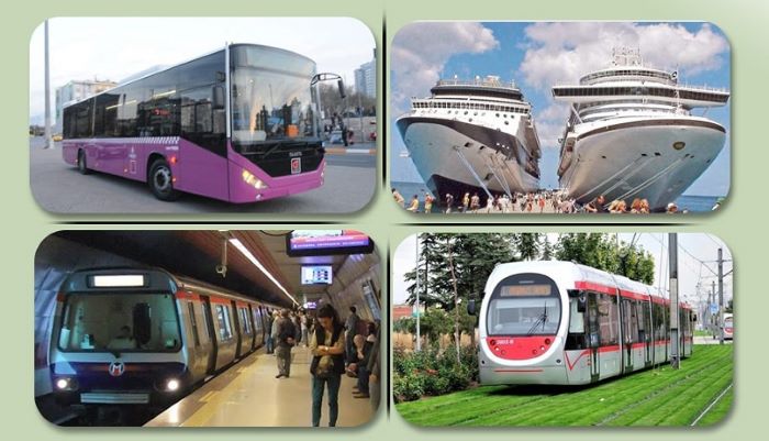 وسایل حمل‌و‌نقل عمومی در استانبول 2023